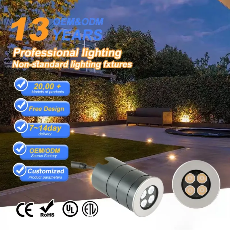 Ground Light Recessed - LED Underground Light for 55-120 mm