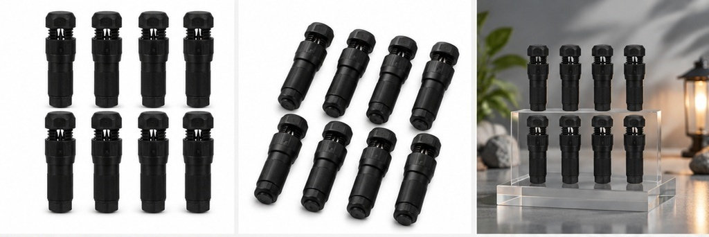 Outdoor Lighting Connectors - 8Pcs Waterproof Low Voltage Piercing Wire