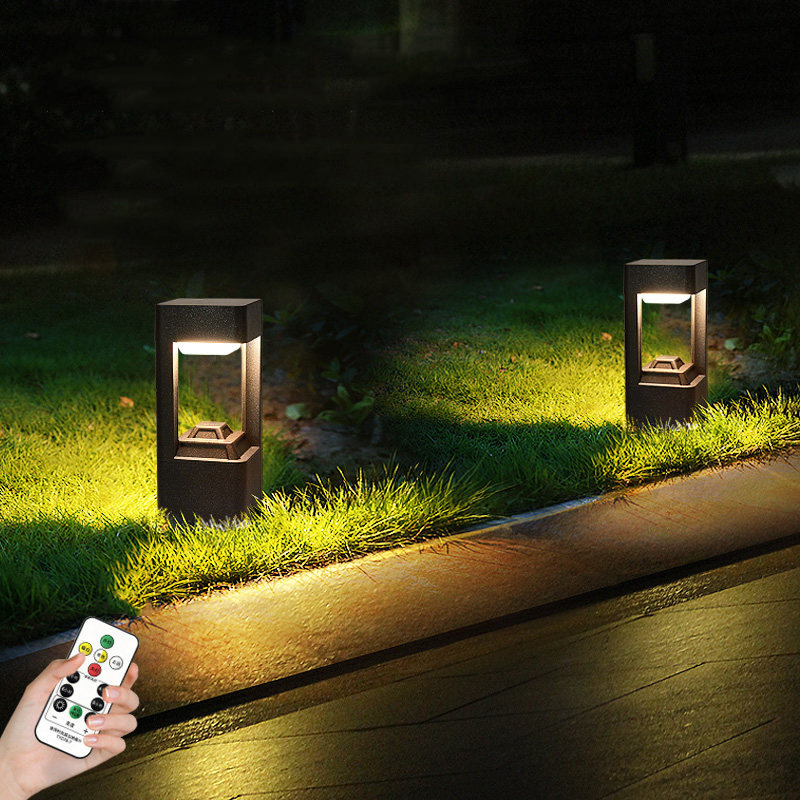 Luminous floor lamp courtyard  - đánh giá và giá Outdoor Lighting Lamps