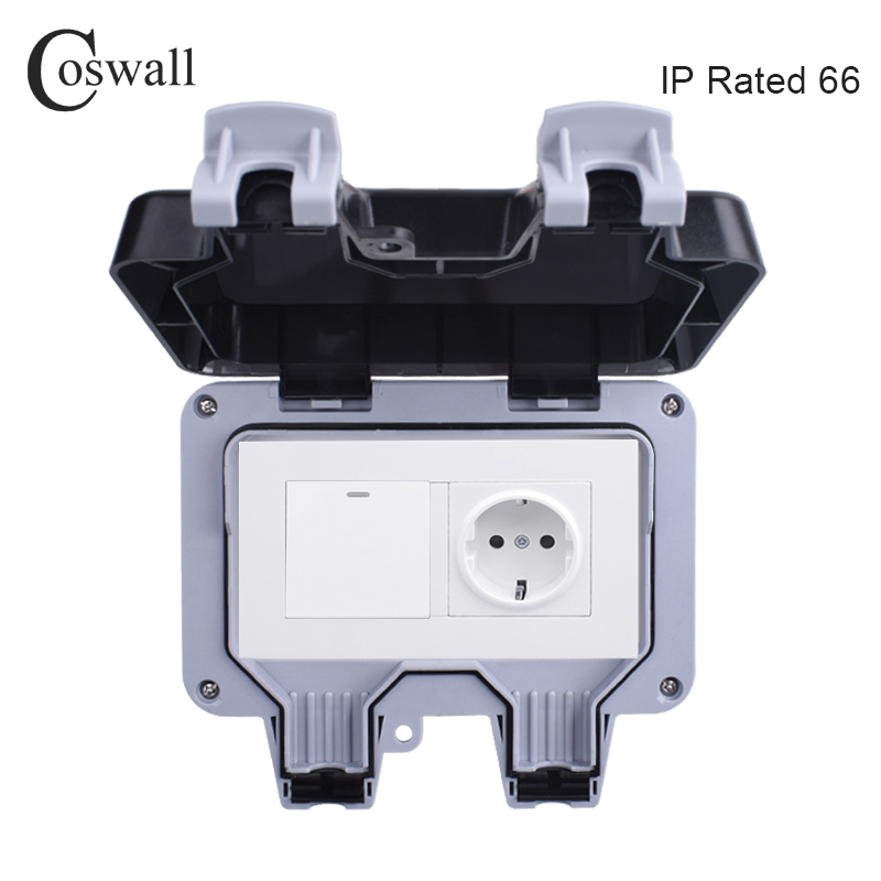 Coswall IP66 Chống Chịu Thời T - đánh giá và giá Outdoor Lighting No Outlet