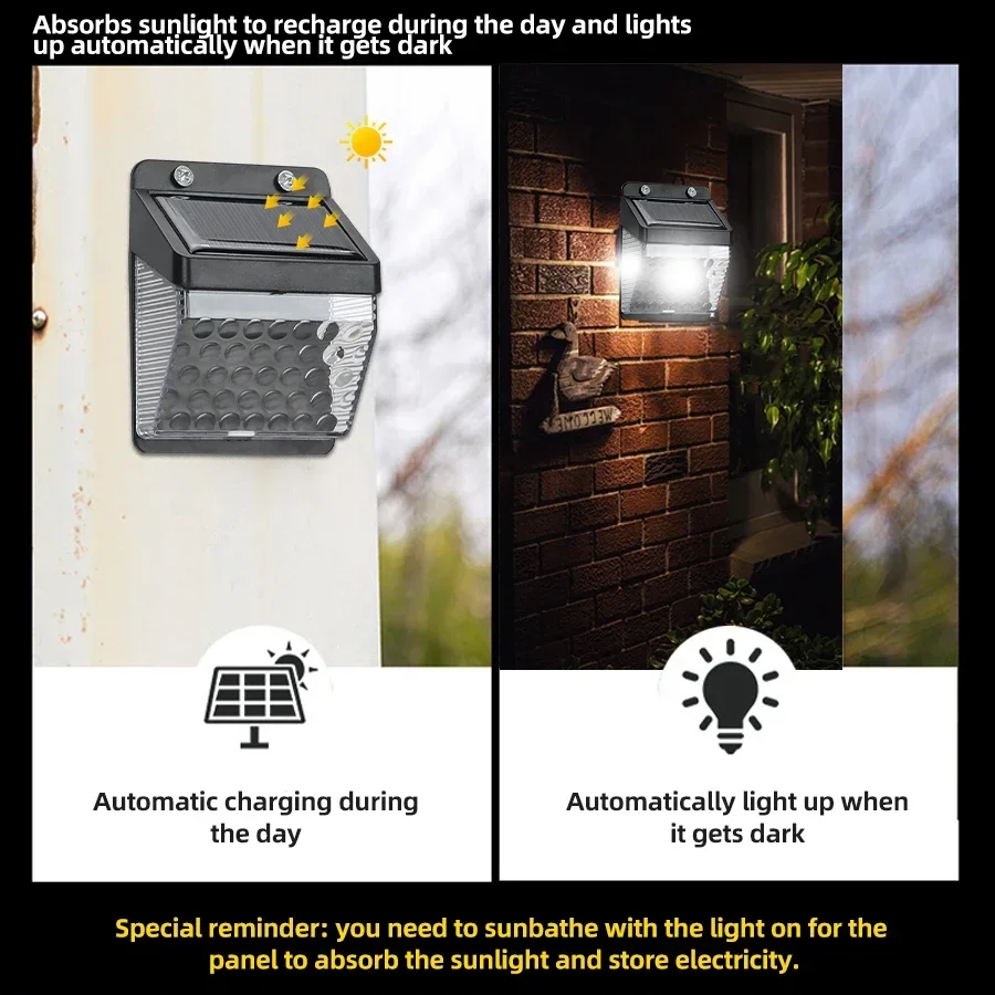 LED Solar Light PIR Motion Sen - đánh giá và giá Outdoor Lighting Lamps