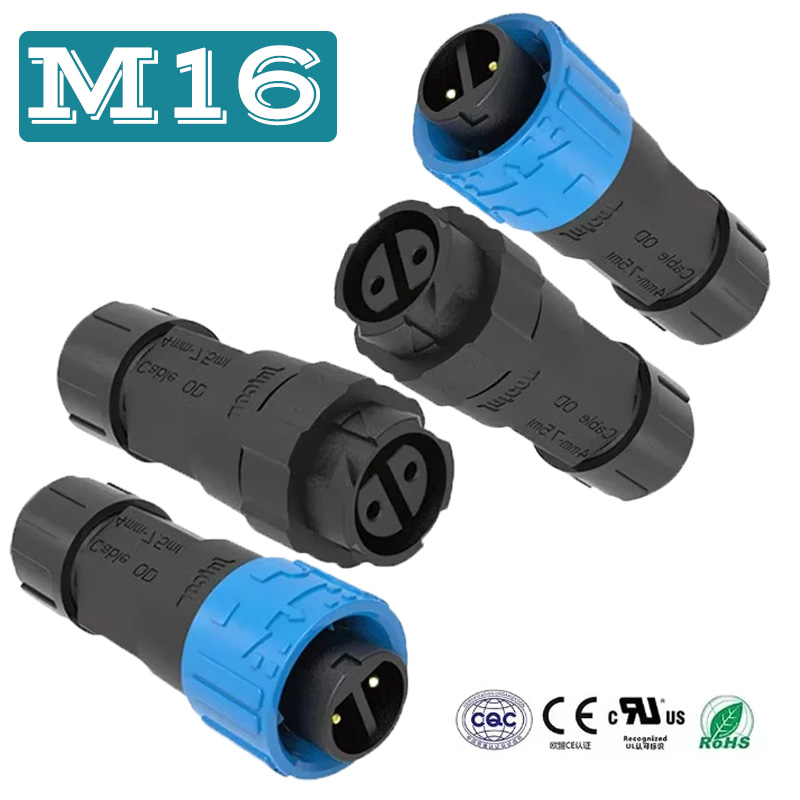 2Pin M16 Power Connector Self- - đánh giá và giá Outdoor Lighting Connectors