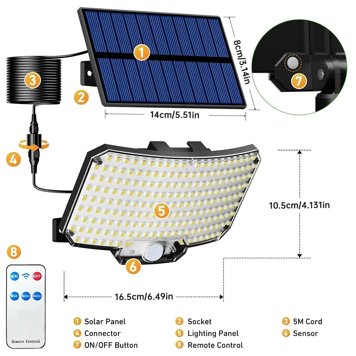 234LED Solar Outdoor Lights Mo - đánh giá và giá Outdoor Lighting Lamps