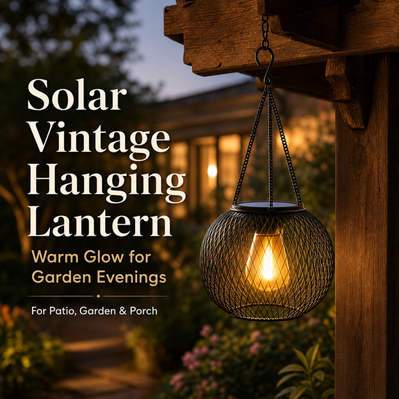 Solar Powered LED Hanging Floo - đánh giá và giá Outdoor Lighting Design
