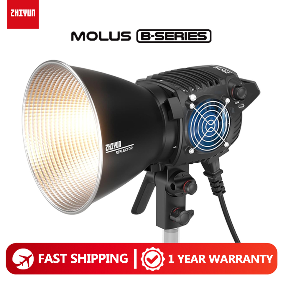 ZHIYUN MOLUS B500 500W 2700K t - đánh giá và giá Outdoor Lighting Video Shooting