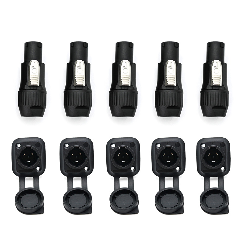 10pcs Waterproof Powercon True - đánh giá và giá Outdoor Lighting Connectors