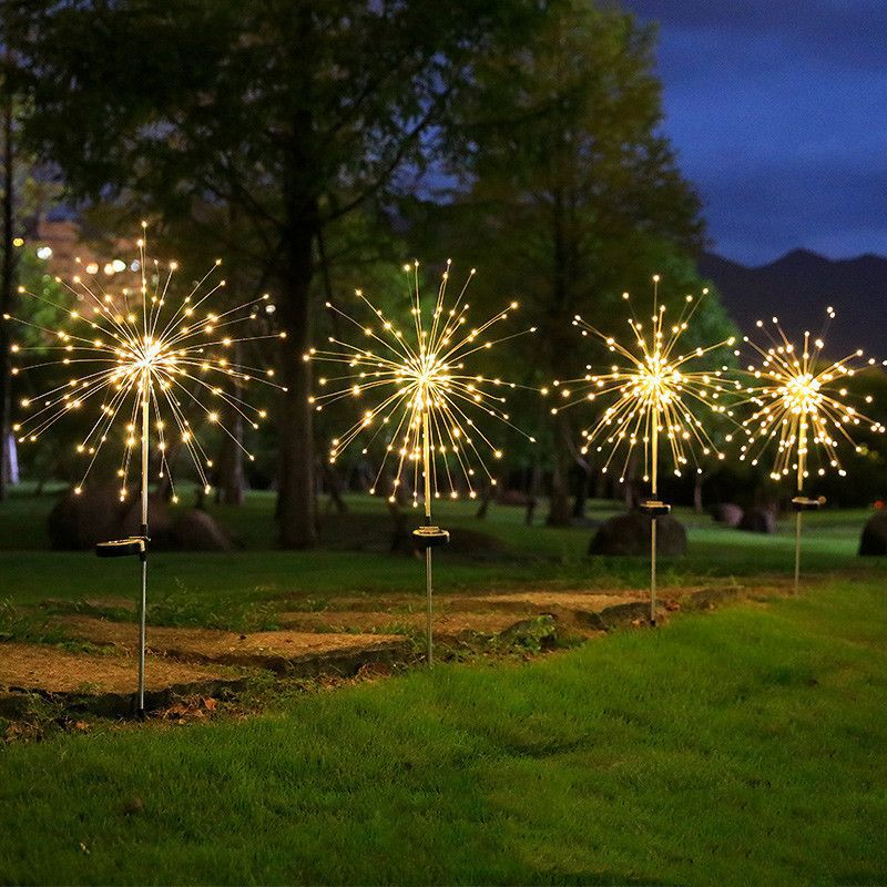 Solar Firework Lights Outdoor  - đánh giá và giá Outdoor Lighting In Ground