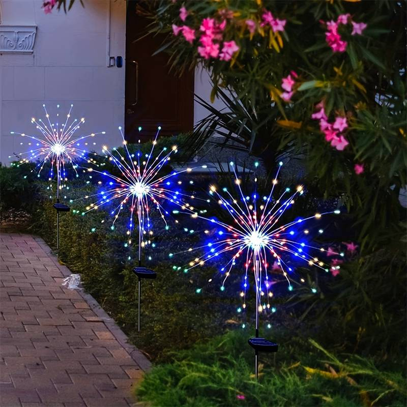Solar Firework Lights Outdoor  - đánh giá và giá Outdoor Lighting In Ground