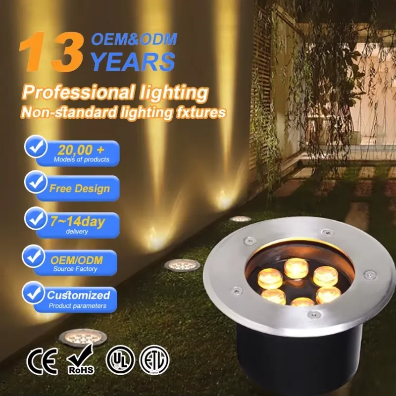 Waterproof IP67 LED Undergroun - đánh giá và giá Outdoor Lighting In Ground