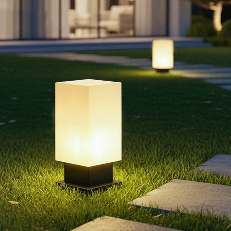 Luminous floor lamp courtyard  - đánh giá và giá Outdoor Lighting Lamps