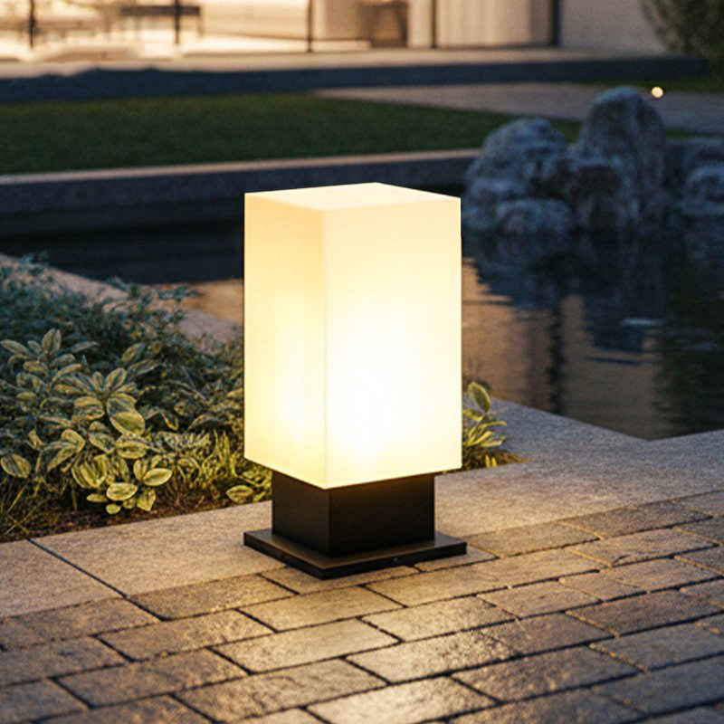 Luminous floor lamp courtyard  - đánh giá và giá Outdoor Lighting Lamps