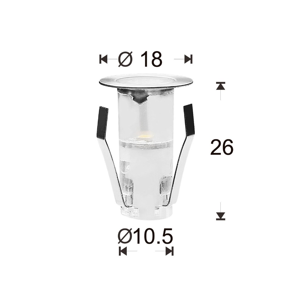 Bộ 10 Đèn LED Mini Sàn Tàu Đèn - đánh giá và giá Ground Light Recessed