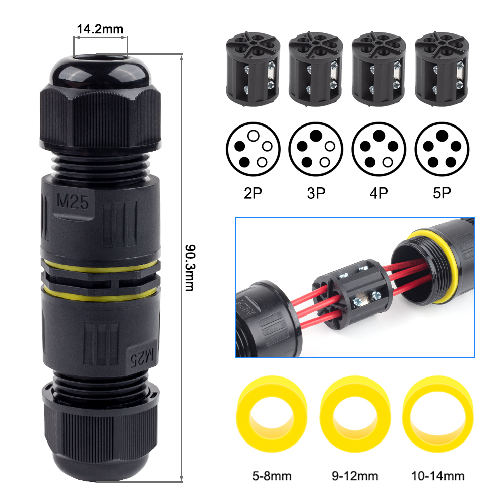 IP68 M25 Cable Connector Outdo - đánh giá và giá Outdoor Lighting Connectors