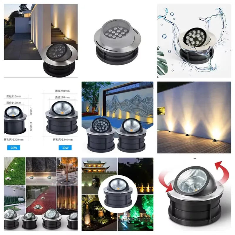 OEM ODM Customization 10W 20W  - đánh giá và giá Outdoor Lighting In Ground