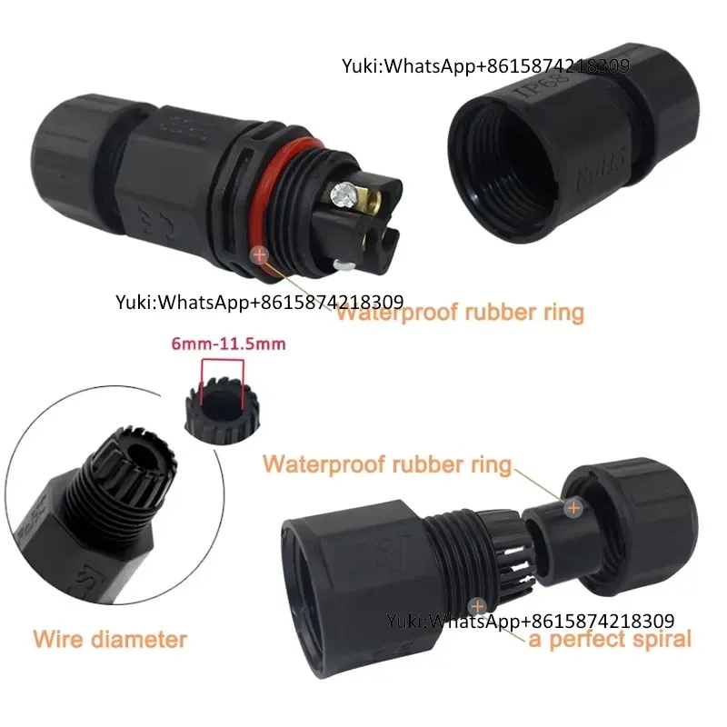 IP68 Waterproof Cable T Tap El - đánh giá và giá Outdoor Lighting Connectors