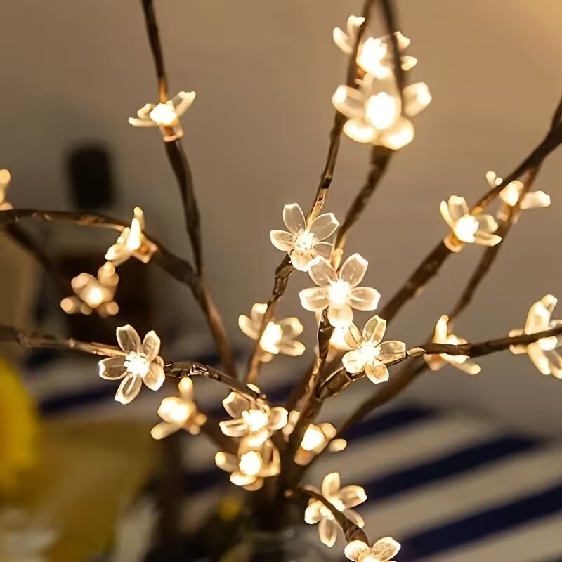 1/2PC 20LED Cherry Blossom Tre - đánh giá và giá Outdoor Lighting Lamps