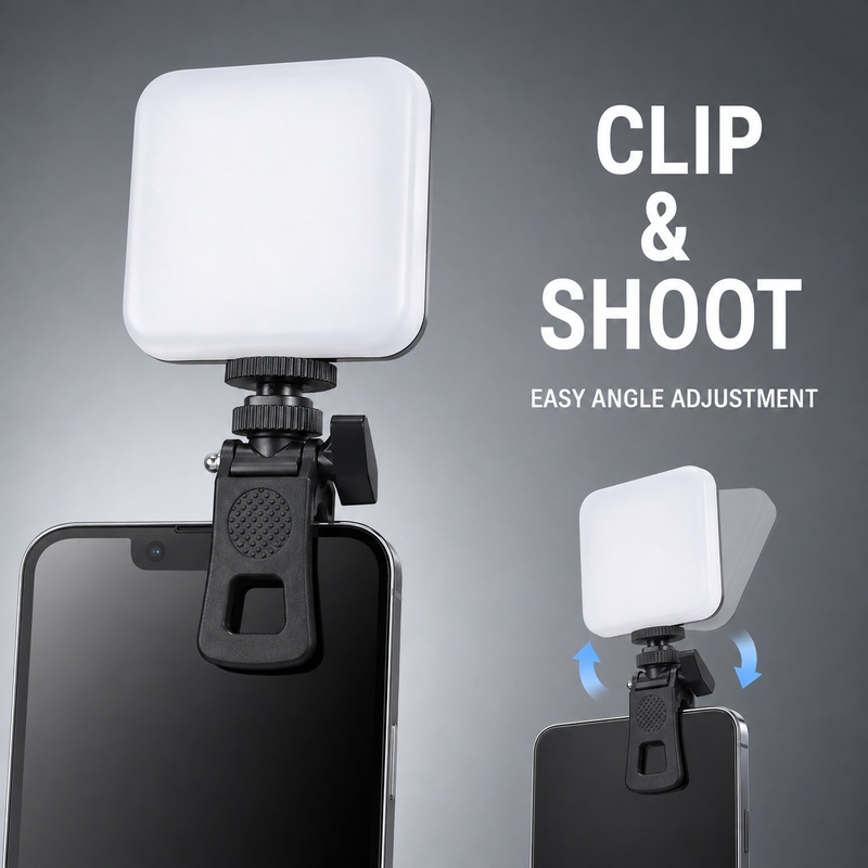 DY11Mini Portable Clip-On Phon - đánh giá và giá Outdoor Lighting Video Shooting