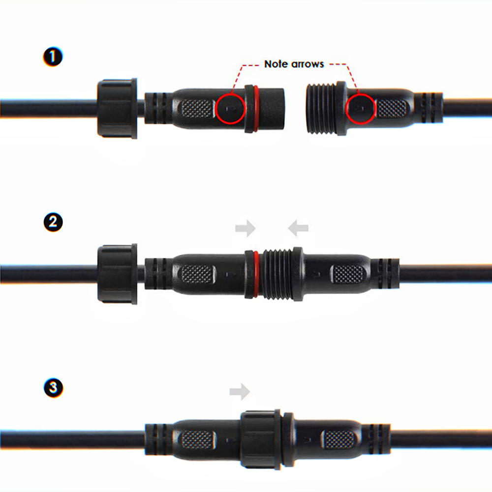 2pin DC LED Cable 1 Metre Exte - đánh giá và giá Outdoor Lighting Connectors