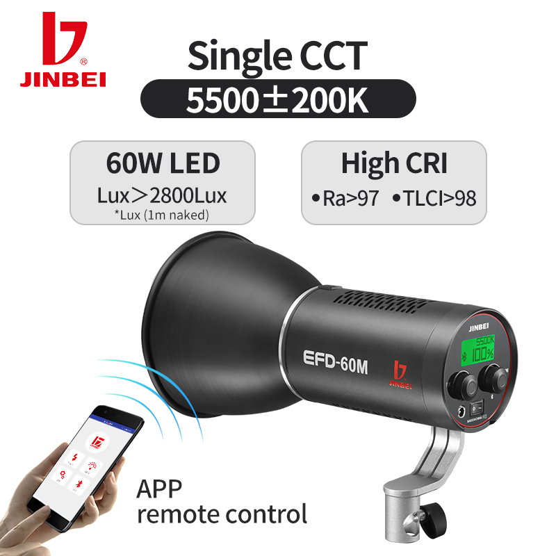 JINBEI EFD-60M High Quality LE - đánh giá và giá Outdoor Lighting Video Shooting