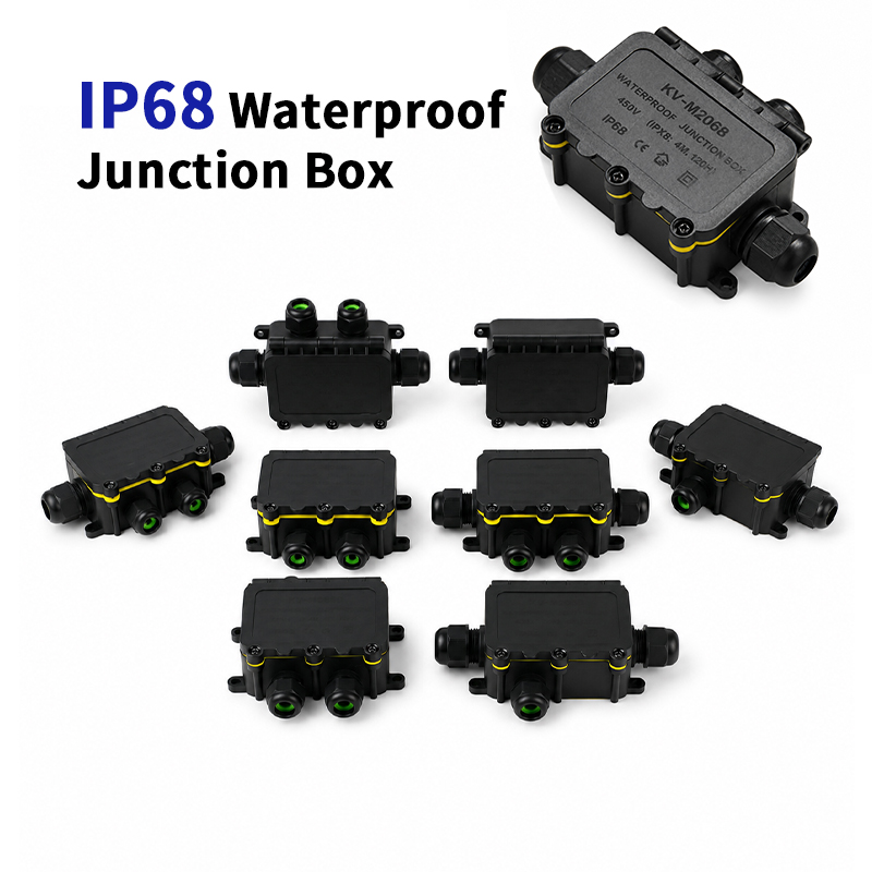 IP68 Waterproof Junction Box 2 - đánh giá và giá Outdoor Lighting Connectors