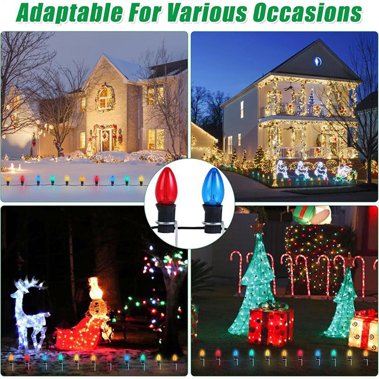 Christmas Light Stakes 12-Inch - đánh giá và giá Outdoor Lighting In Ground