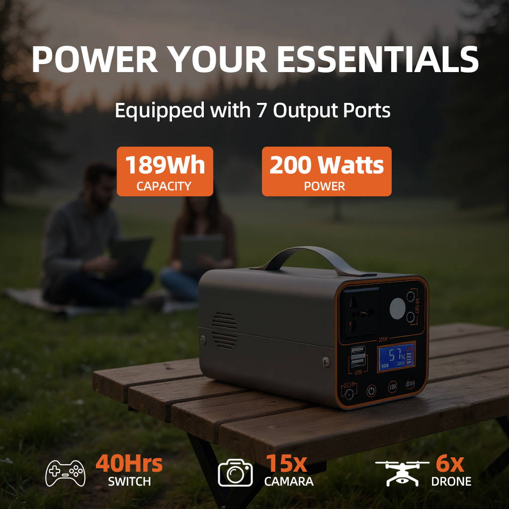 350W Portable Power Station 22 - đánh giá và giá Outdoor Lighting No Outlet