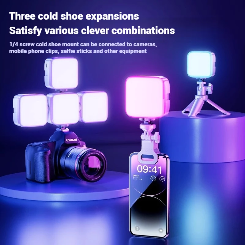 Mini RGB LED Video Fill Light  - đánh giá và giá Outdoor Lighting Video Shooting