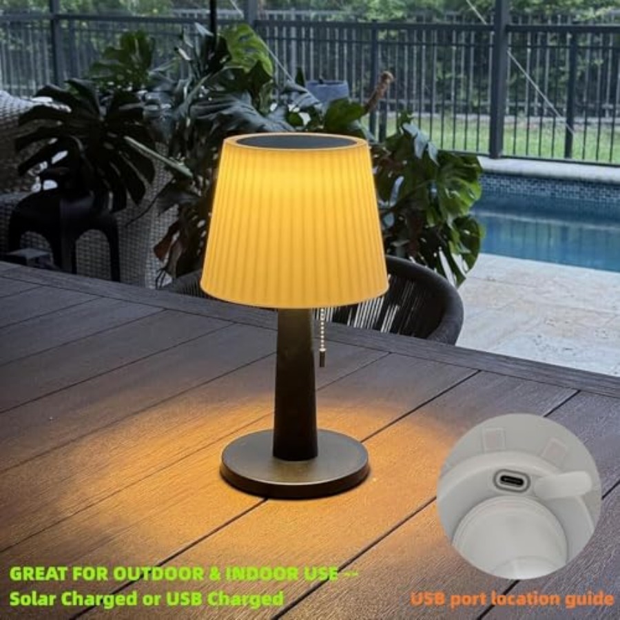 Solar Table Lamps Outdoor Indo - đánh giá và giá Outdoor Lighting Lamps