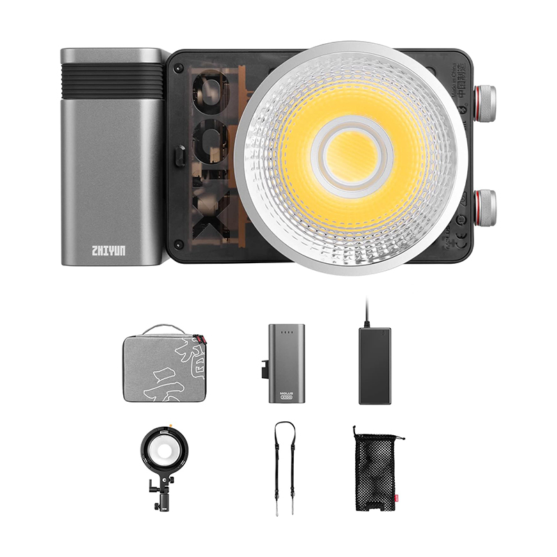Zhiyun Molus X100 Combo 100W B - đánh giá và giá Outdoor Lighting Video Shooting