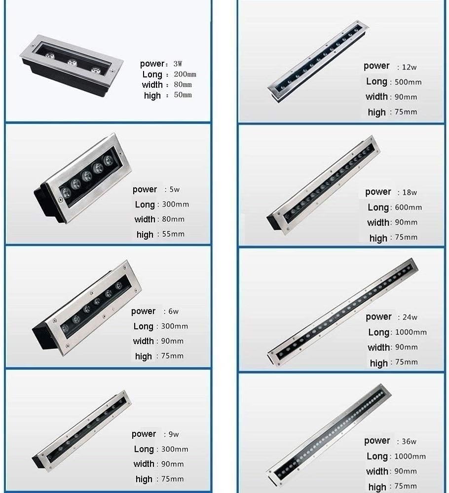 Linear Rectangular Recessed LE - đánh giá và giá Ground Light Recessed