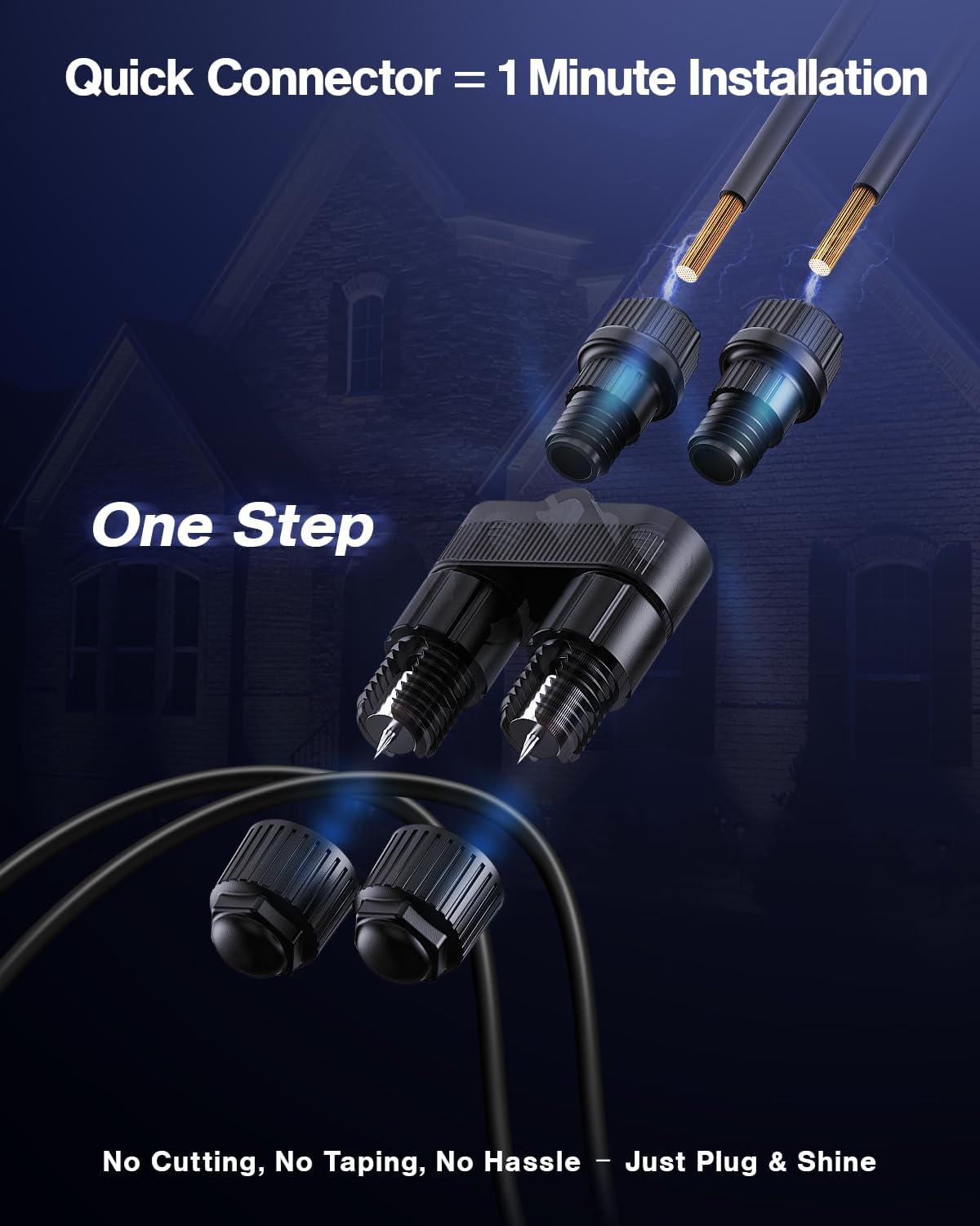 Twelve Pack Low Voltage Landsc - đánh giá và giá Outdoor Lighting Connectors