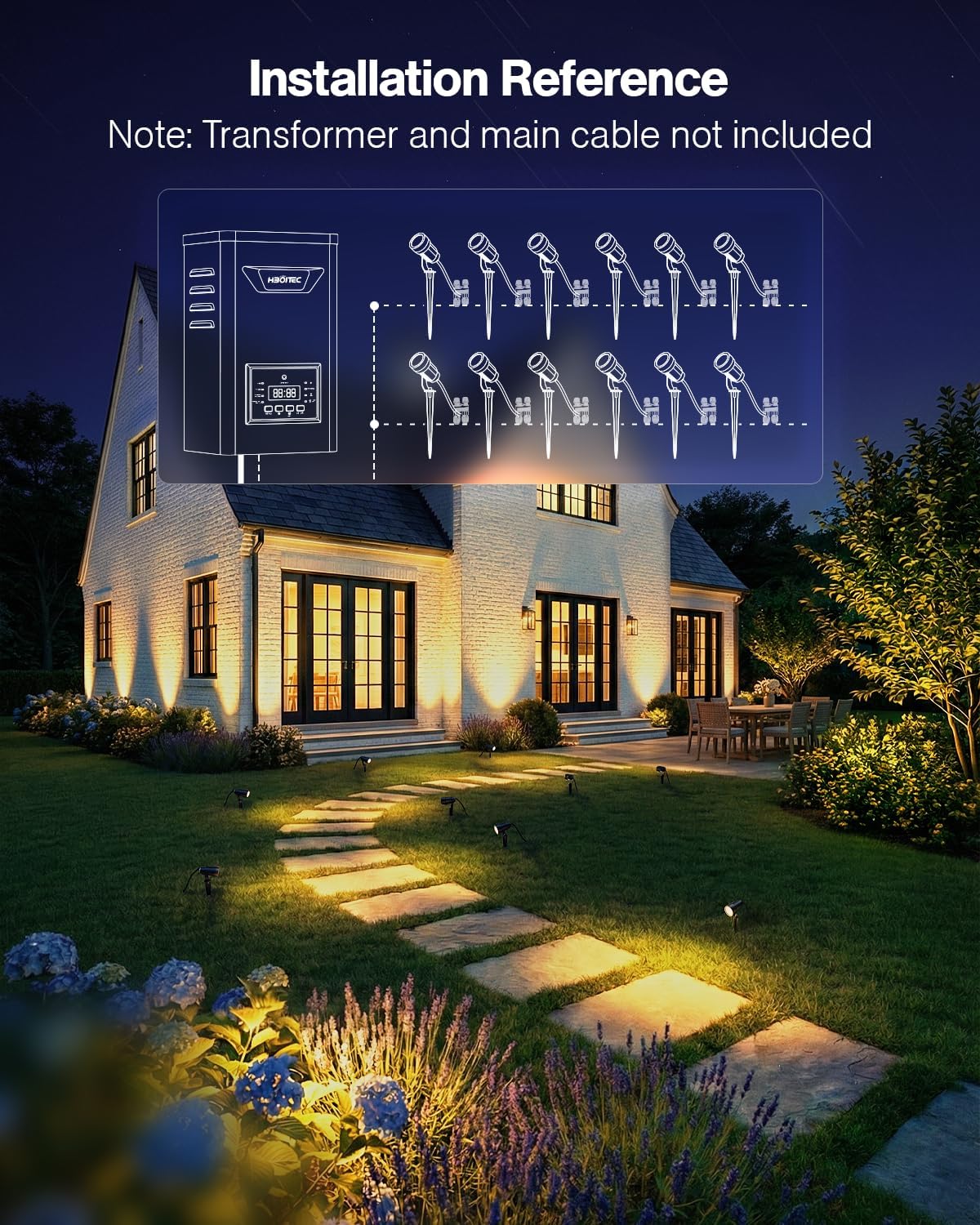 Twelve Pack Low Voltage Landsc - đánh giá và giá Outdoor Lighting Connectors