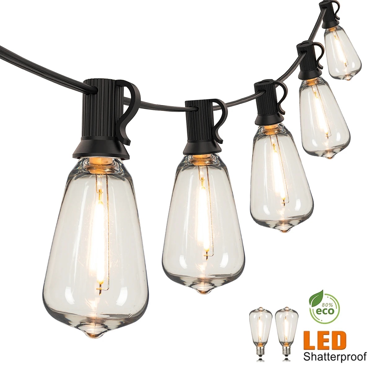 110V US Plug ST38 String Light - đánh giá và giá Outdoor Lighting Connectors